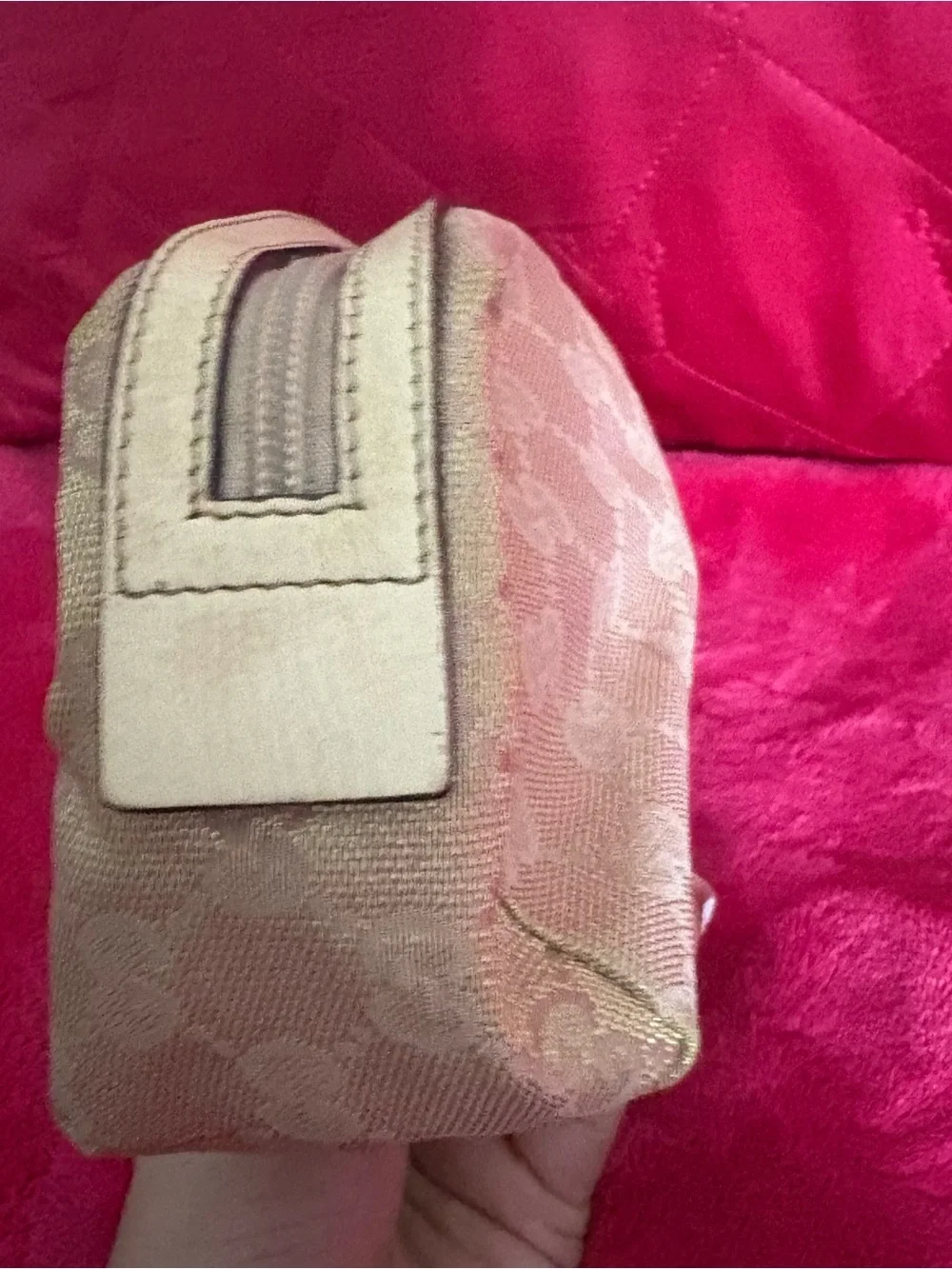 Authentic Gucci Gold Pouch